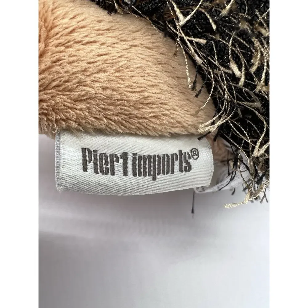 Pier 1 One Imports Hedgehog Lovey Plush Valentines Day 2017 Hearts 9” Sewn Eyes